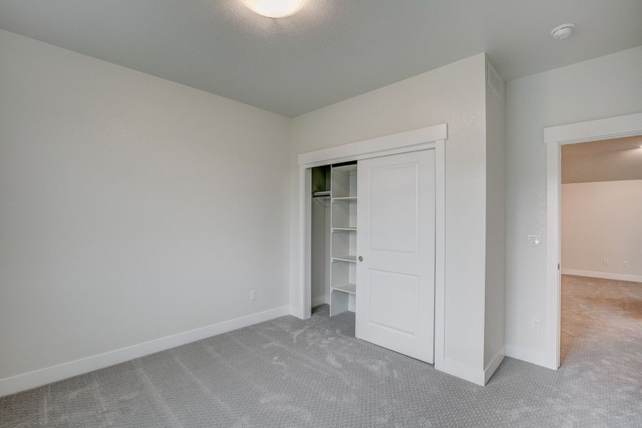 Representative unfurnished interior of a home built from the The Addison by Landmark Homes in The Lakes at Centerra, Loveland (Image 25). Representative unfurnished interior of a home built from the The Addison by Landmark Homes in The Lakes at Centerra, Loveland (Image 25).