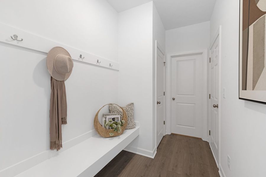 Furnished interior view inside a new home in Copper Ridge at Flowers Plantation, Clayton (Image 28).