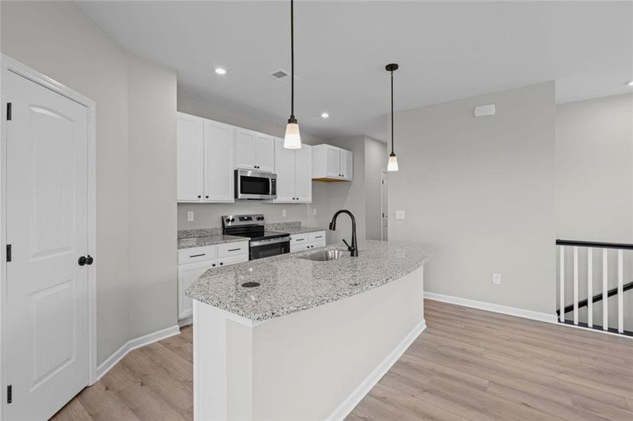 Furnished interior view inside a new home in Villas at Gold Creek, Dawsonville (Image 9).