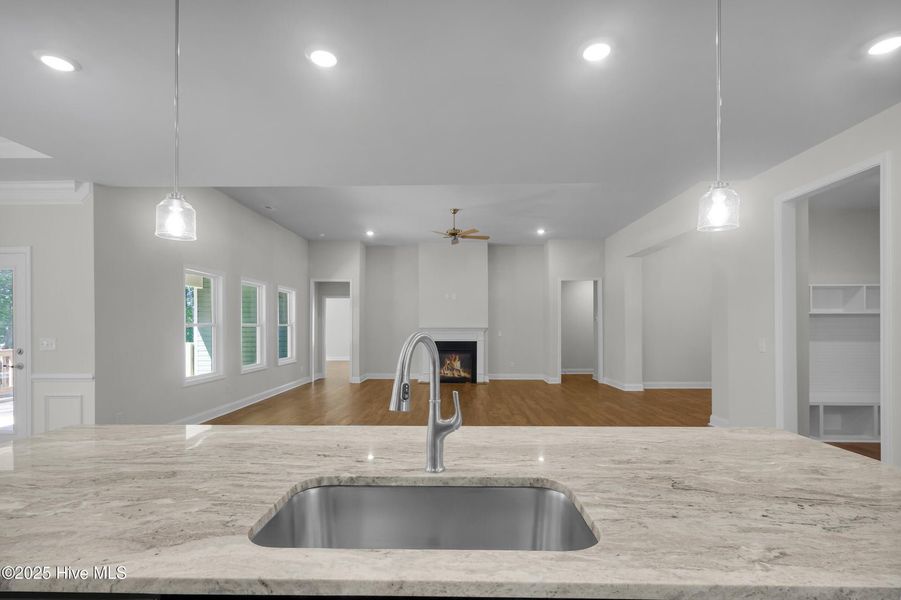 Furnished interior view inside a new home in Fairfield Harbour, New Bern (Image 5).