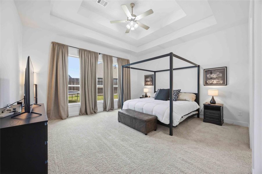 Retreat to a luxurious owner’s sanctuary thoughtfully designed for comfort and tranquility.