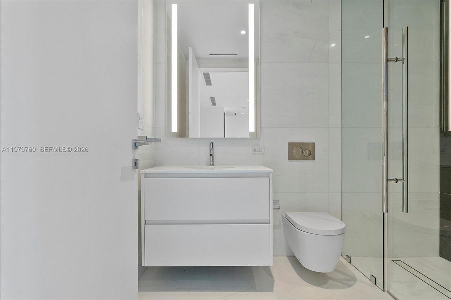 Furnished interior view inside a new home in Aston Martin Residences, Miami (Image 8).