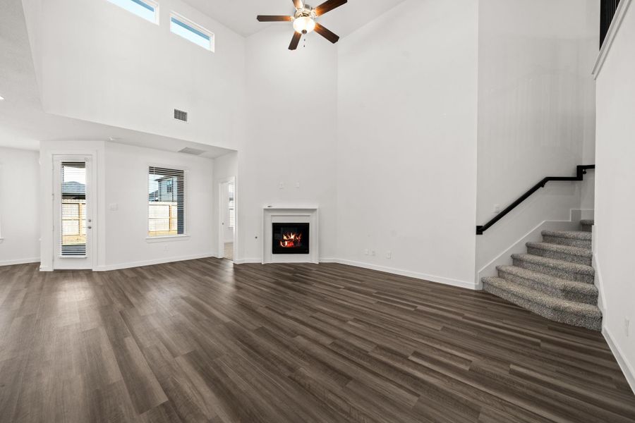 Spacious, unfurnished interior of a new home in Harvest Green, Richmond (Image 25). Spacious, unfurnished interior of a new home in Harvest Green, Richmond (Image 25).