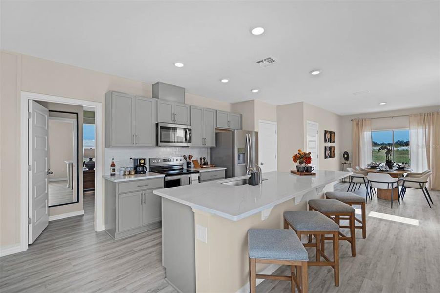 Furnished interior view inside a new home in , Winter Haven (Image 10).
