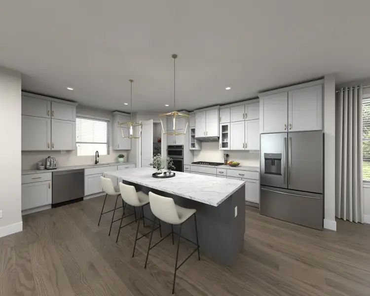 Furnished interior view inside a new home in Poplar Farms, Franklin (Image 3).
