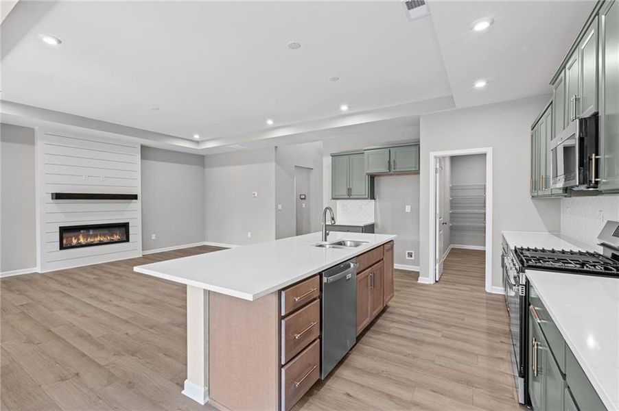 Furnished interior view inside a new home in Twin Lakes, Hoschton (Image 8).