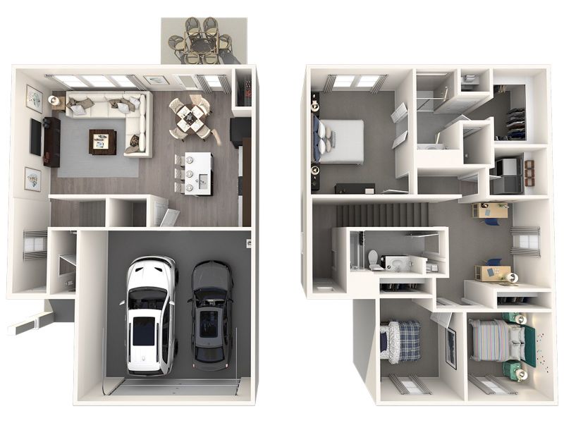 2D floor plan layout for the The Saguaro by Meritage Homes in Simpson Crossing - Spring Series, McKinney, TX (Image 3). 2D floor plan layout for the The Saguaro by Meritage Homes in Simpson Crossing - Spring Series, McKinney, TX (Image 3).