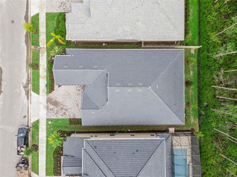 Exterior details and patio area of a home in Palms at Windermere, Windermere (Image 4).