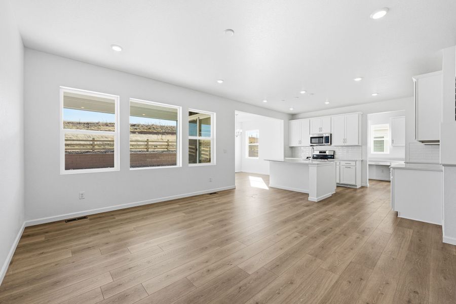 Spacious, unfurnished interior of a new home in Trailstone, Arvada (Image 15). Spacious, unfurnished interior of a new home in Trailstone, Arvada (Image 15).