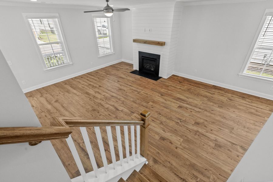 Spacious, unfurnished interior of a new home in Oak Bluff, Charleston (Image 33). Spacious, unfurnished interior of a new home in Oak Bluff, Charleston (Image 33).