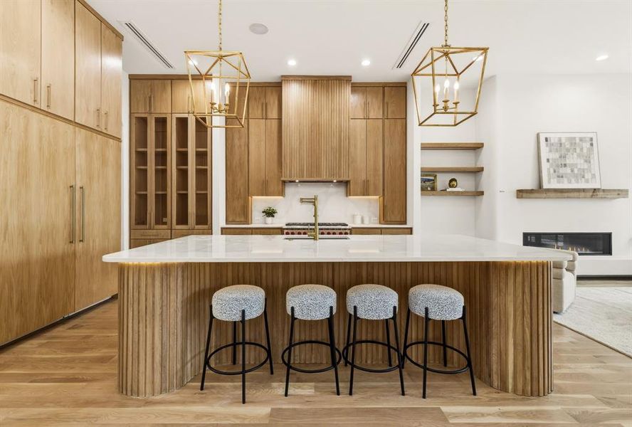 Furnished interior view inside a new home in , Dallas (Image 9).