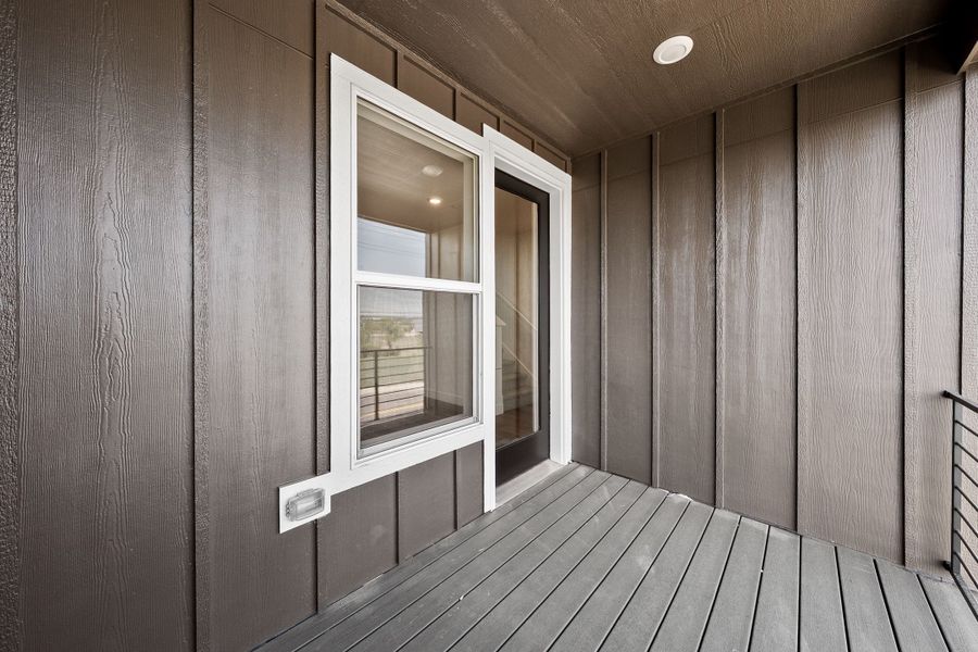 Exterior details and patio area of a home in Berkeley Villas, Denver (Image 4). Exterior details and patio area of a home in Berkeley Villas, Denver (Image 4).