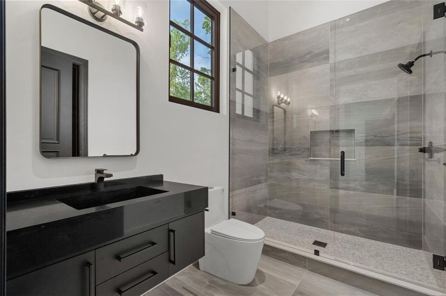 Furnished interior view inside a new home in , Alpharetta (Image 45).