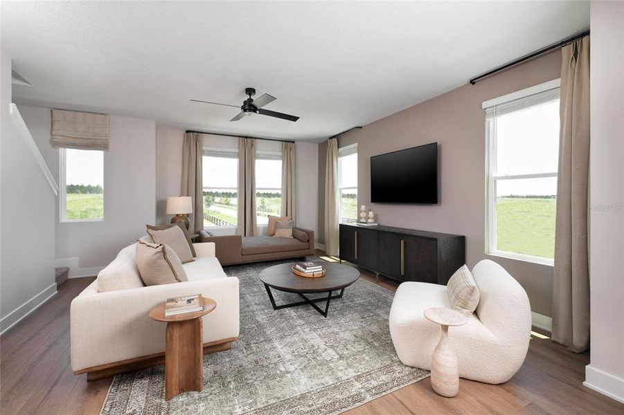 Furnished interior view inside a new home in , Winter Garden (Image 7).