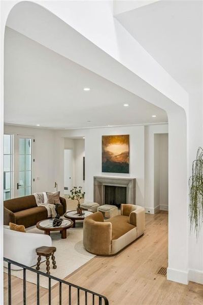 Furnished interior view inside a new home in , Atlanta (Image 38).