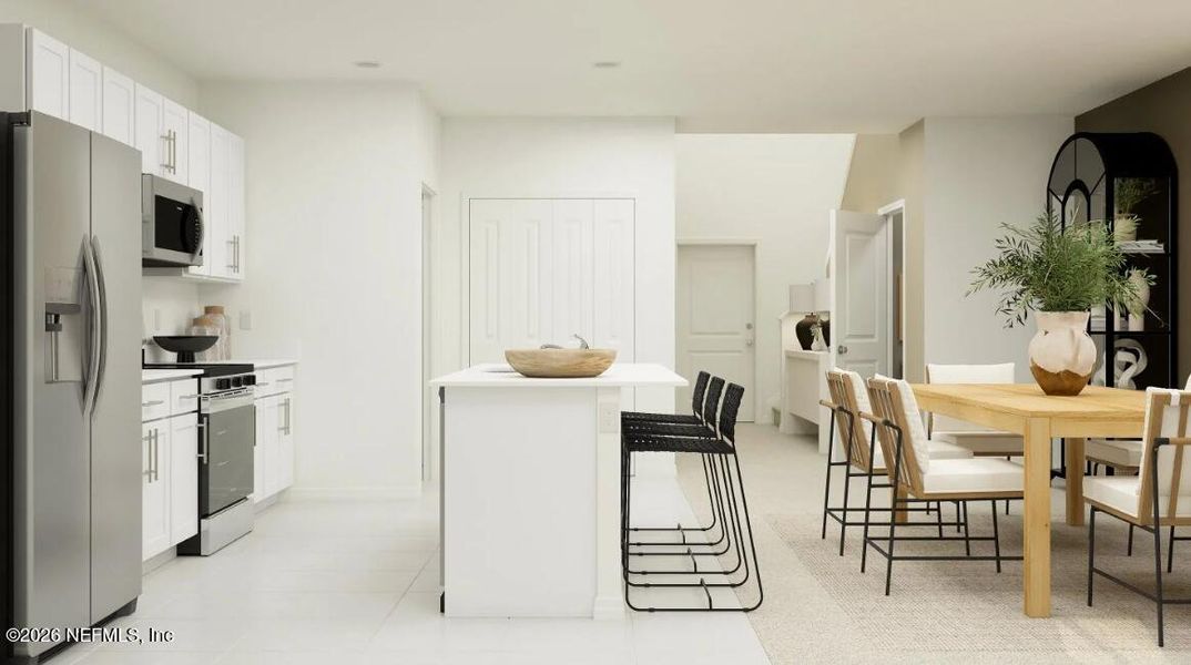 Furnished interior view inside a new home in Saddle Oaks, Jacksonville (Image 6).