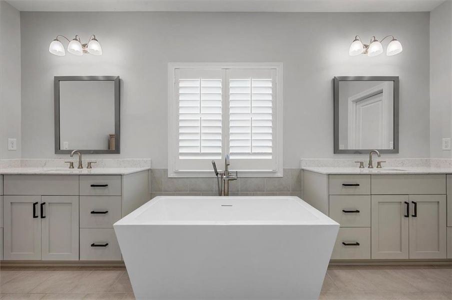 Furnished interior view inside a new home in , Cumming (Image 41).
