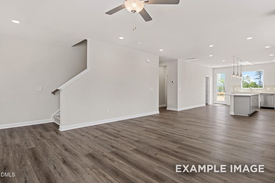 Spacious, unfurnished interior of a new home in Camden Park, Knightdale (Image 18). Spacious, unfurnished interior of a new home in Camden Park, Knightdale (Image 18).