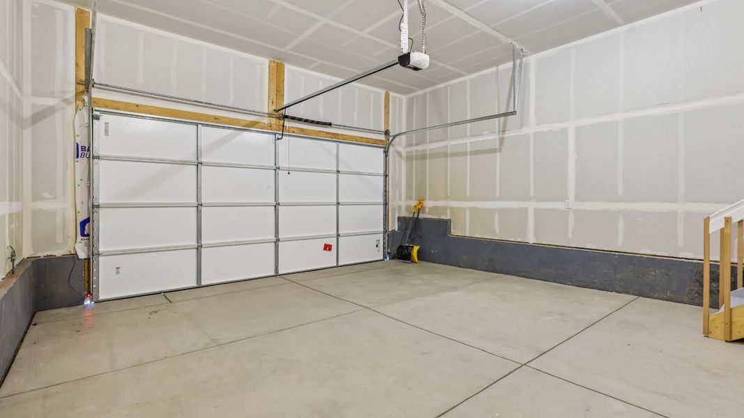 Spacious garage designed for everyday convenience Spacious garage designed for everyday convenience