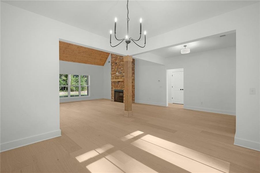 Spacious, unfurnished interior of a new home in , Calhoun (Image 13).
