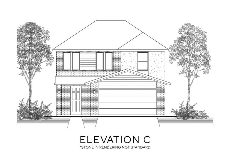 Representative rendering of the exterior for the The Windermere by Lillian Custom Homes (Image 7). Representative rendering of the exterior for the The Windermere by Lillian Custom Homes (Image 7).