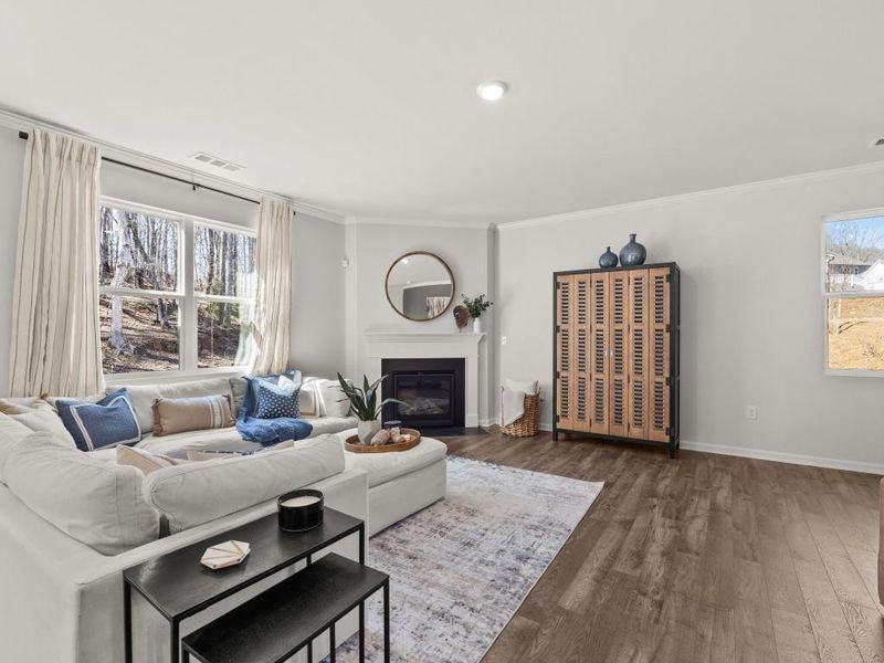 Furnished interior view inside a new home in Falcon Landing, Gainesville (Image 7).