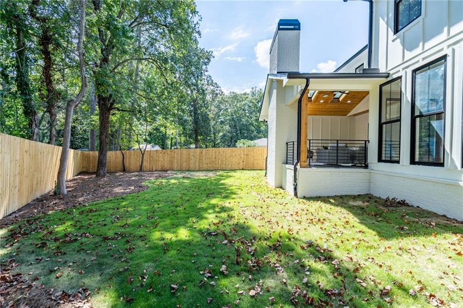 Exterior details and patio area of a home in , Brookhaven (Image 24).