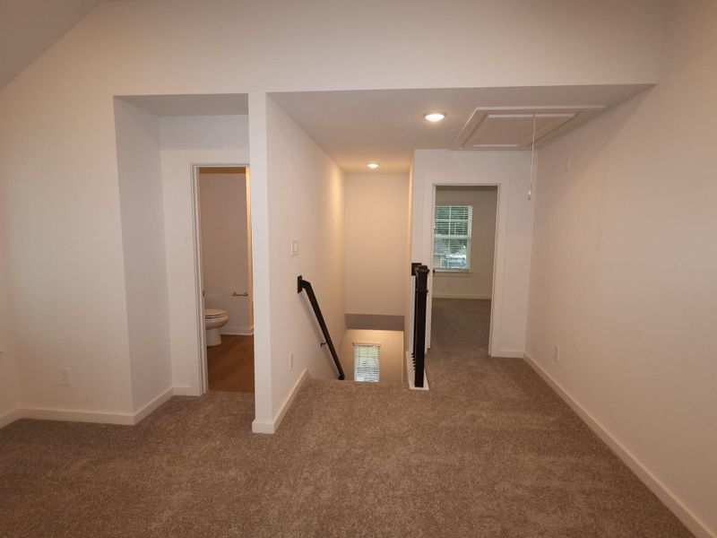 Furnished interior view inside a new home in Lone Star Landing, Montgomery (Image 7). Furnished interior view inside a new home in Lone Star Landing, Montgomery (Image 7).