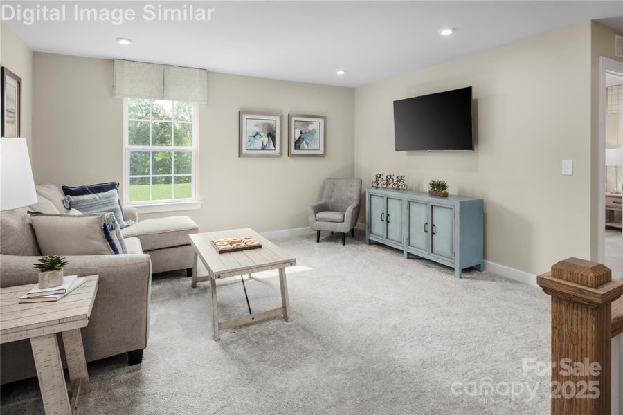 Illustrative purposes only - 4th bedroom or Optional Loft