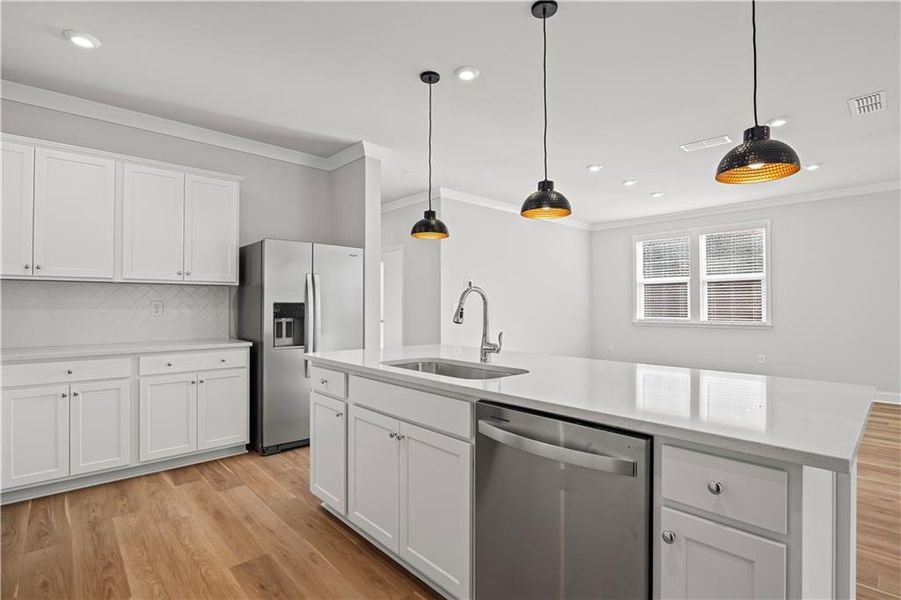 Furnished interior view inside a new home in Overland, Locust Grove (Image 9).