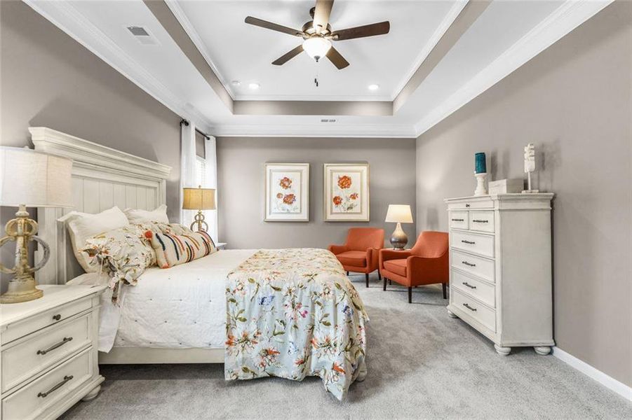 Furnished interior view inside a new home in Varnell Preserve, Dalton (Image 4).