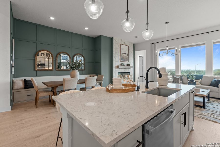 Furnished interior view inside a new home in Prominence – Now Selling, San Antonio (Image 12).