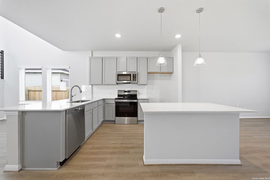 Furnished interior view inside a new home in Cloud Country, New Braunfels (Image 6). Furnished interior view inside a new home in Cloud Country, New Braunfels (Image 6).