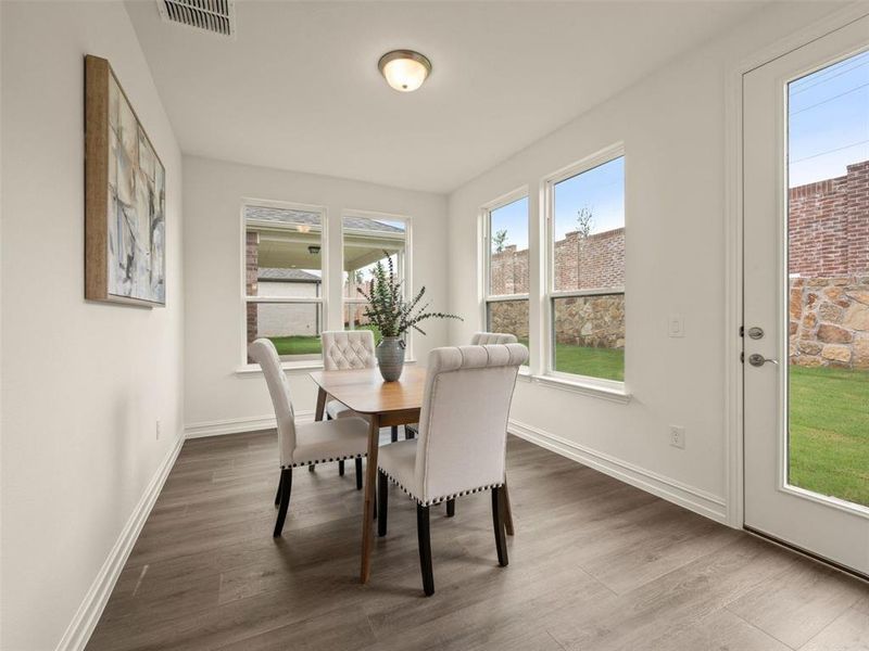 Furnished interior view inside a new home in Del Webb at Legacy Hills, Celina (Image 7). Furnished interior view inside a new home in Del Webb at Legacy Hills, Celina (Image 7).