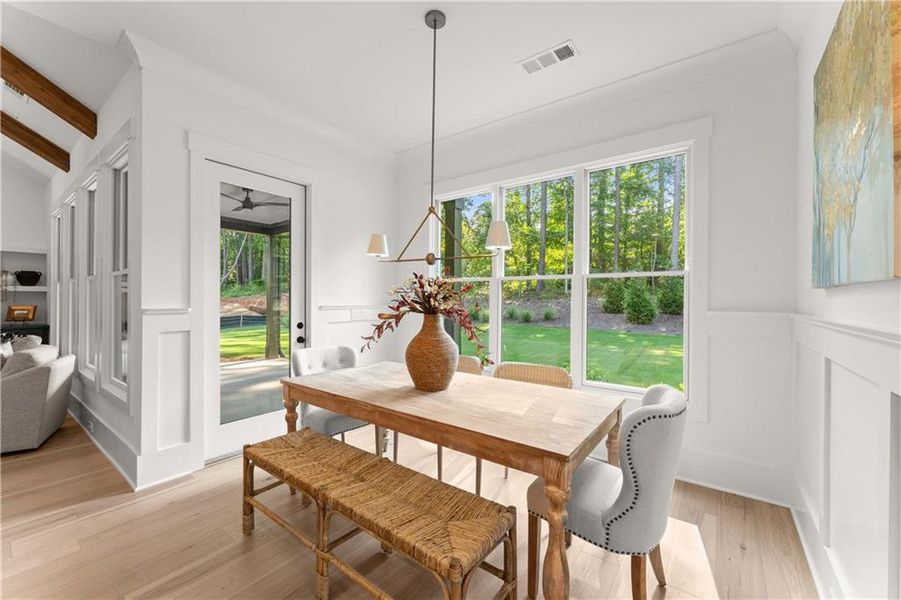 Furnished interior view inside a new home in Woodford, Acworth (Image 8).