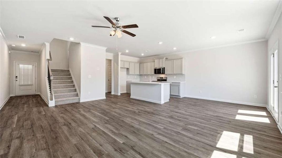 Spacious, unfurnished interior of a new home in Independence Villas and Townhomes, Loganville (Image 13).