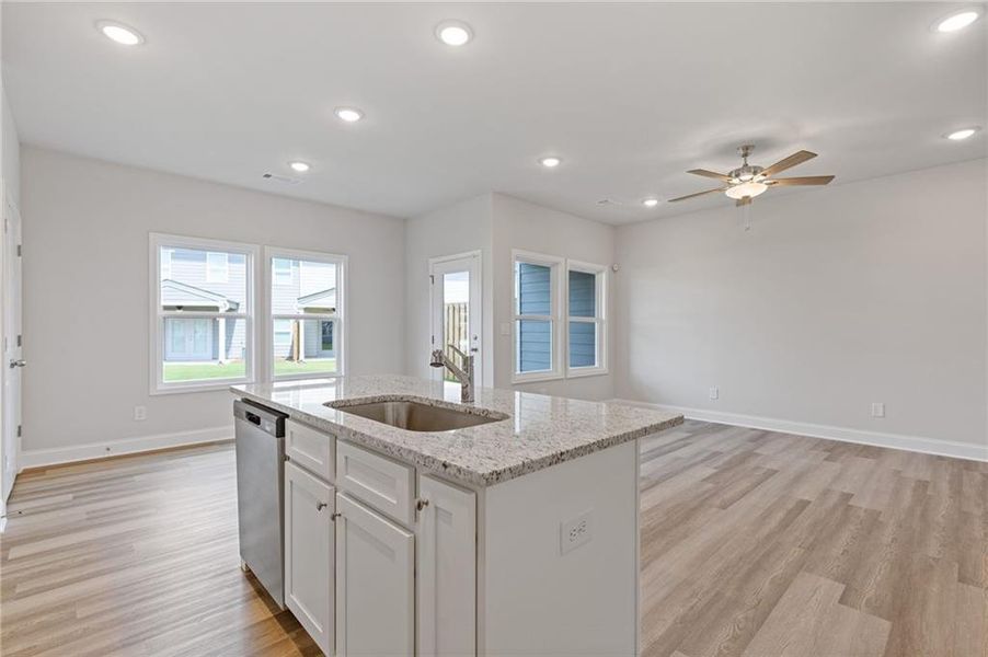 Furnished interior view inside a new home in , Dacula (Image 4).
