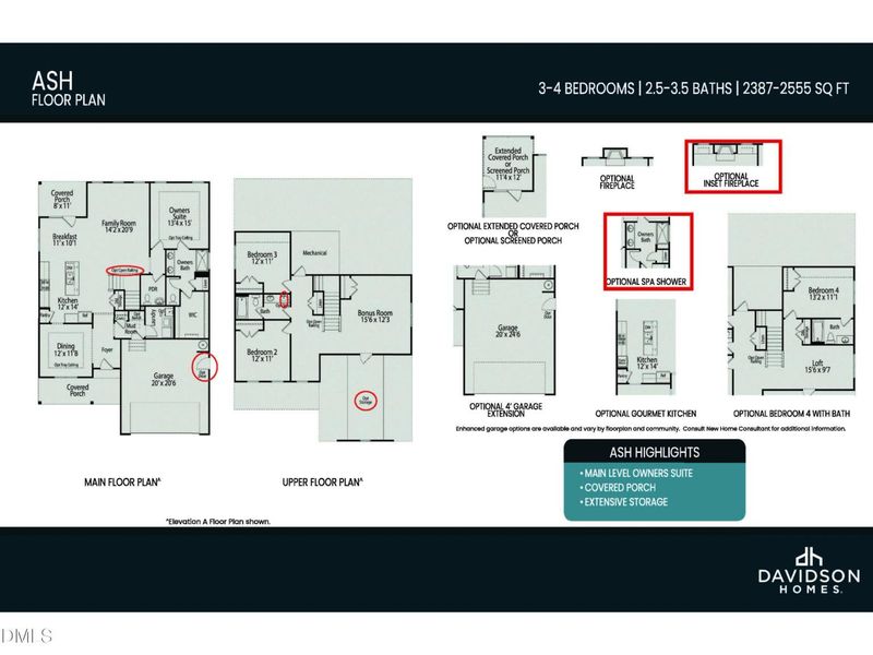 2D floor plan layout of this home in Woodland Crossing, Zebulon, NC (Image 2).