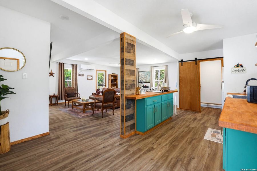 Furnished interior view inside a new home in , Lakehills (Image 6).
