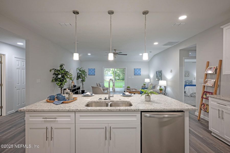 Furnished interior view inside a new home in , Jacksonville (Image 3).