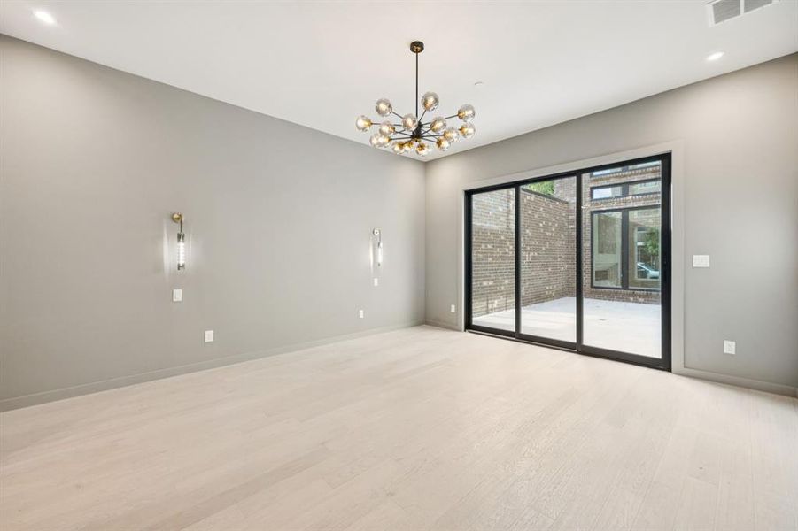 Primary on first floor