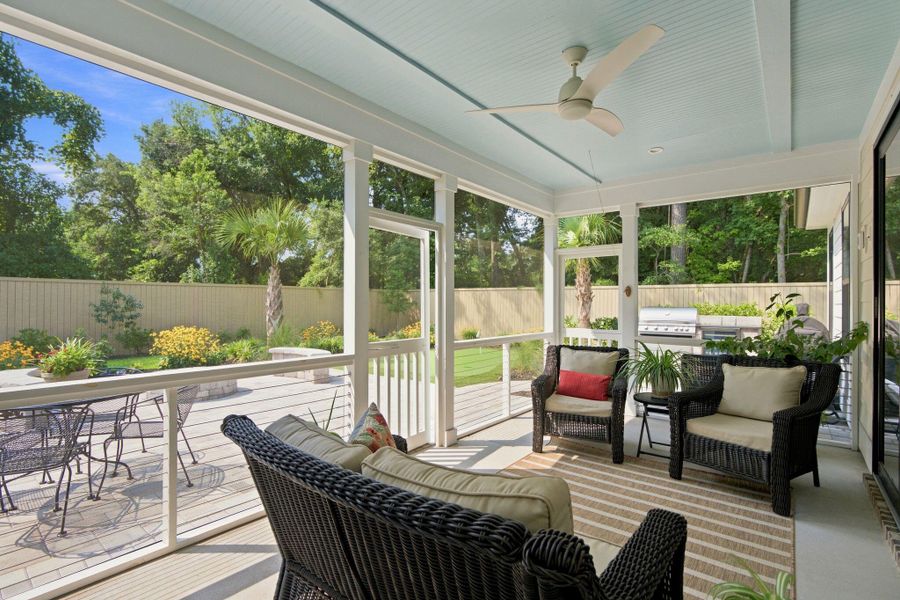 Exterior details and patio area of a home in , Mount Pleasant (Image 40).