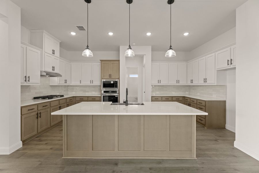 Furnished interior view inside a new home in Settler's Glen, New Fairview (Image 7).