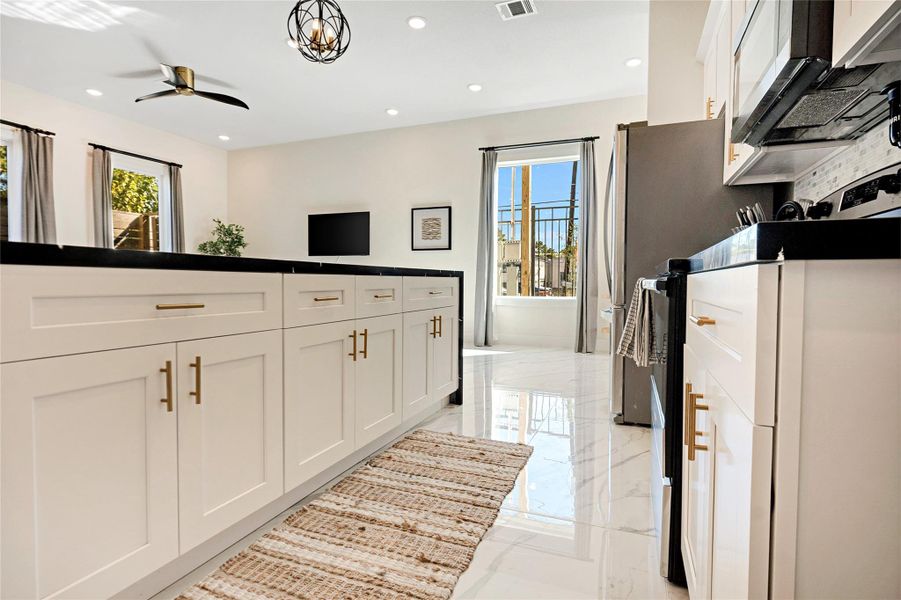 Furnished interior view inside a new home in , Houston (Image 17).