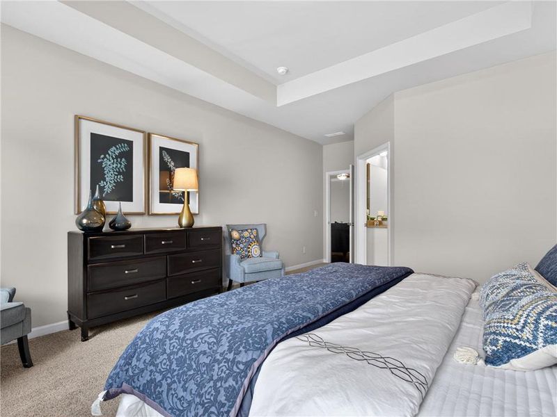 Furnished interior view inside a new home in Creekwood, Powder Springs (Image 8).