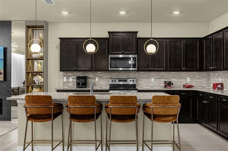 Furnished interior view inside a new home in , Davenport (Image 20).