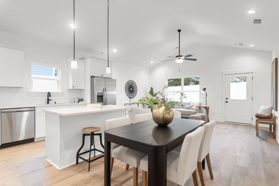 Furnished interior view inside a new home in , Charleston (Image 16). Furnished interior view inside a new home in , Charleston (Image 16).