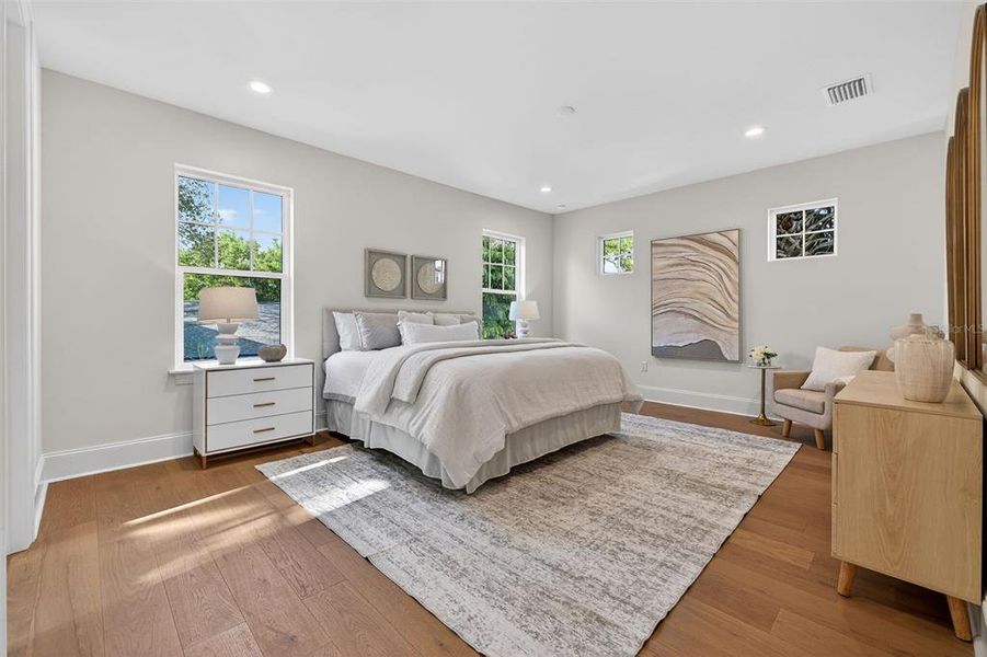 Furnished interior view inside a new home in , St. Petersburg (Image 10).