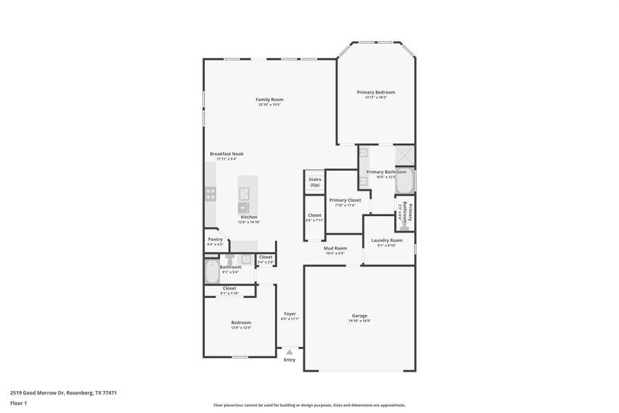 2D floor plan layout of this home in Stewart's Ranch, Conroe, TX (Image 2). 2D floor plan layout of this home in Stewart's Ranch, Conroe, TX (Image 2).