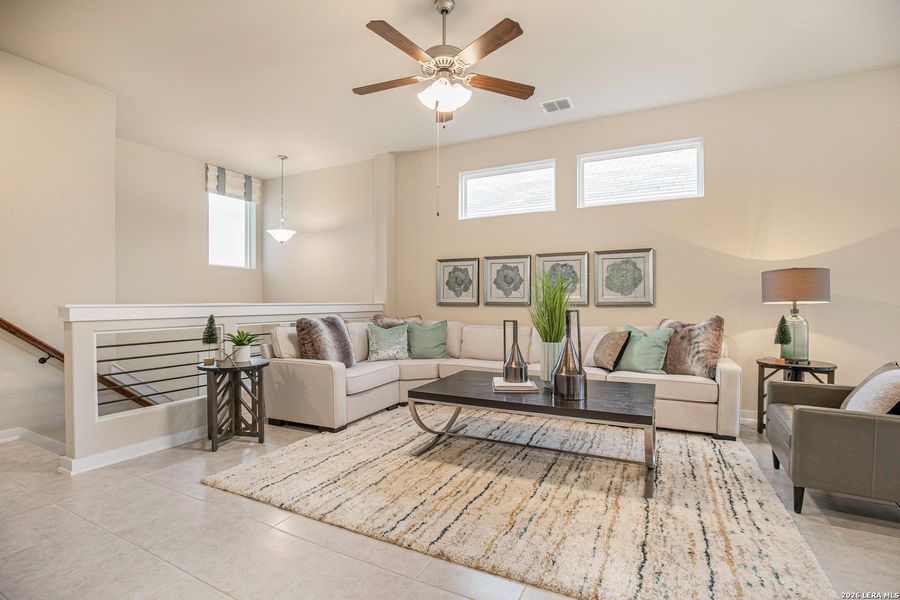 Furnished interior view inside a new home in Rose Hill, San Antonio (Image 10).